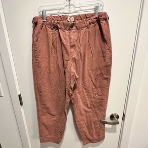 Pink corduroy Madewell pants